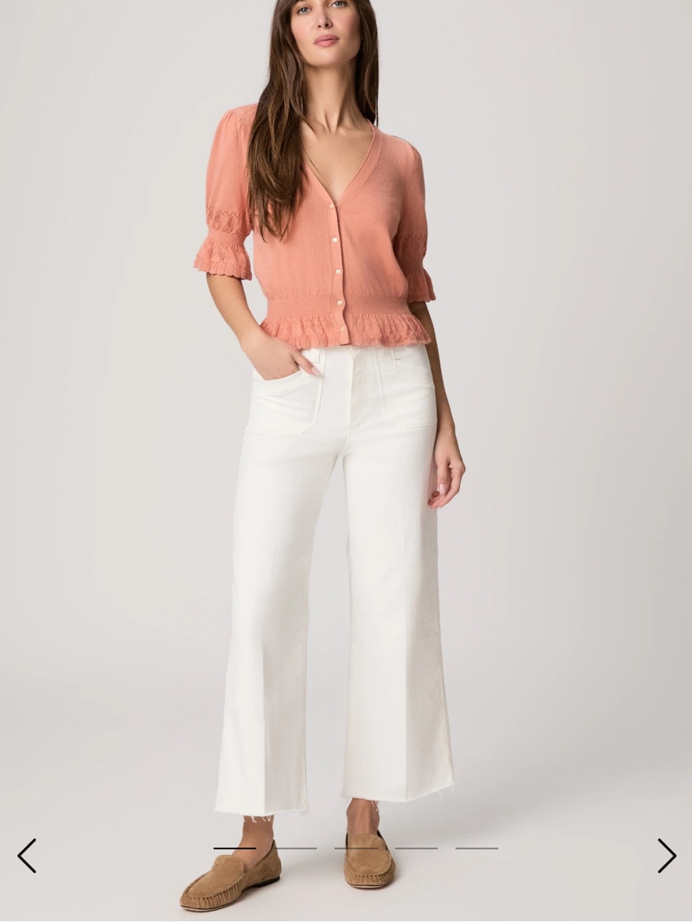 PAIGE Anessa Wide Leg Jeans